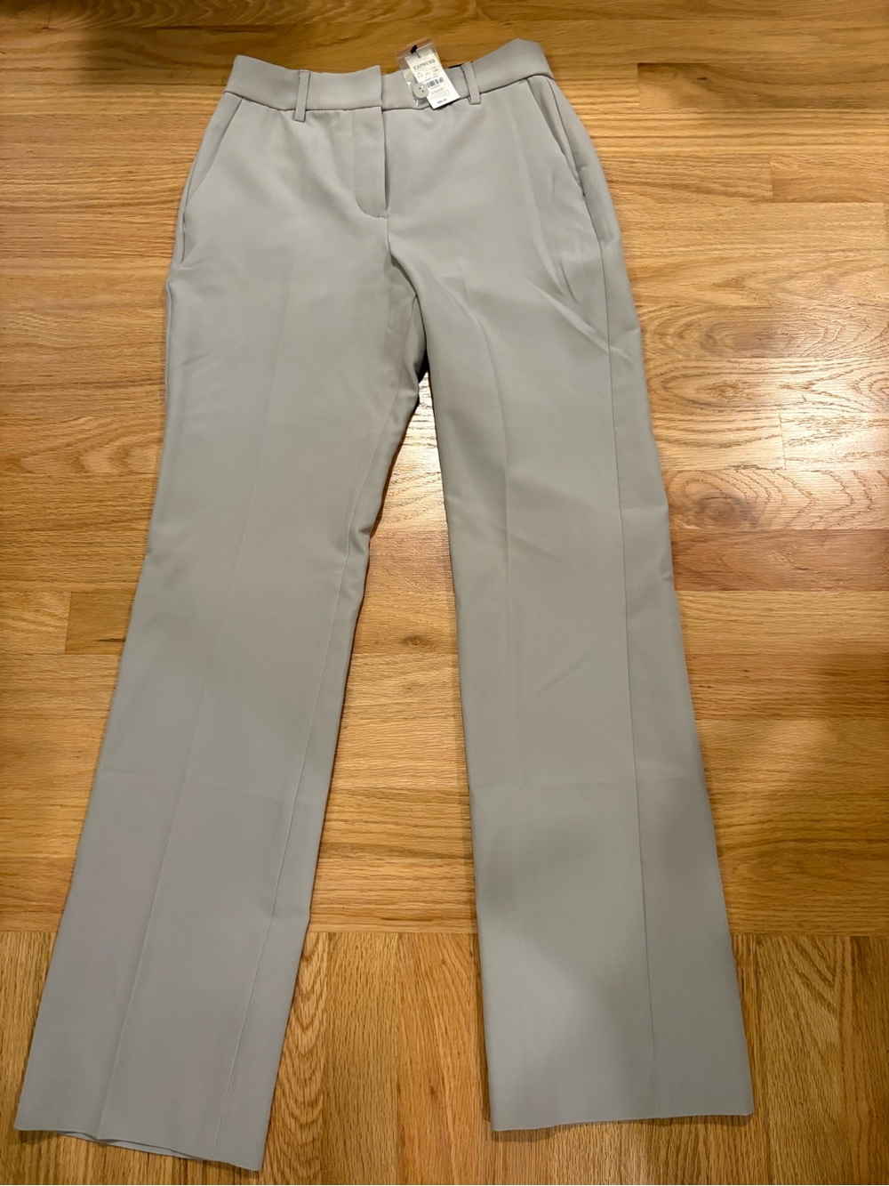 NWT Express Editor Pants in Light Gray Sz 0S